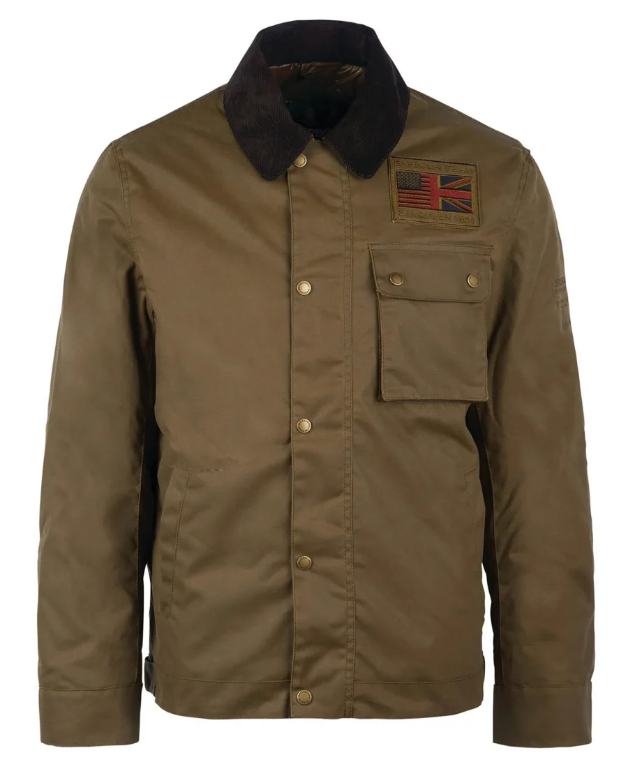 B.Intl SMQ Workers Wax Jacket-Sand