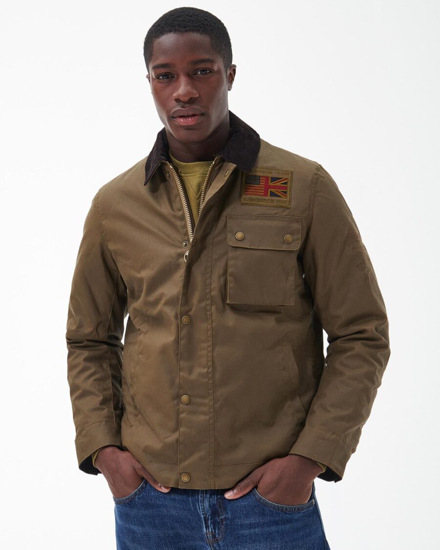 B.Intl SMQ Workers Wax Jacket-Sand