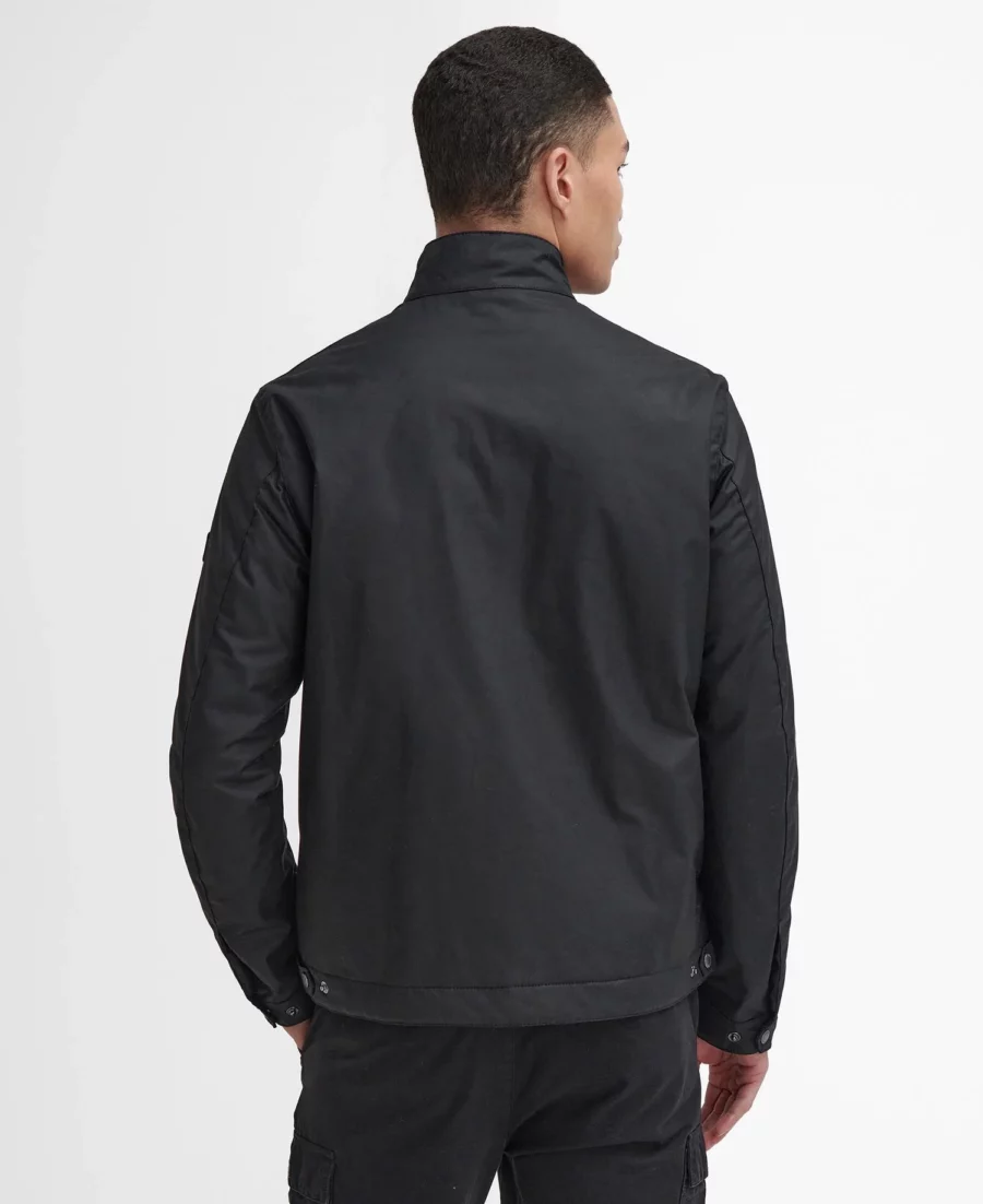 B.Intl Lutlaw Harrington Wax Jacket-Black