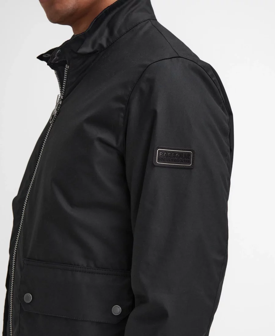 B.Intl Lutlaw Harrington Wax Jacket-Black