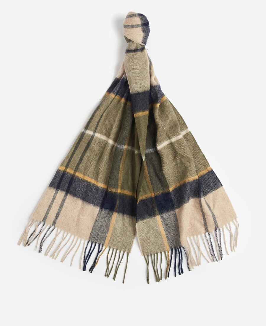 Barbour Carrbridge Tartan Scarf- Forest Mist Tartan