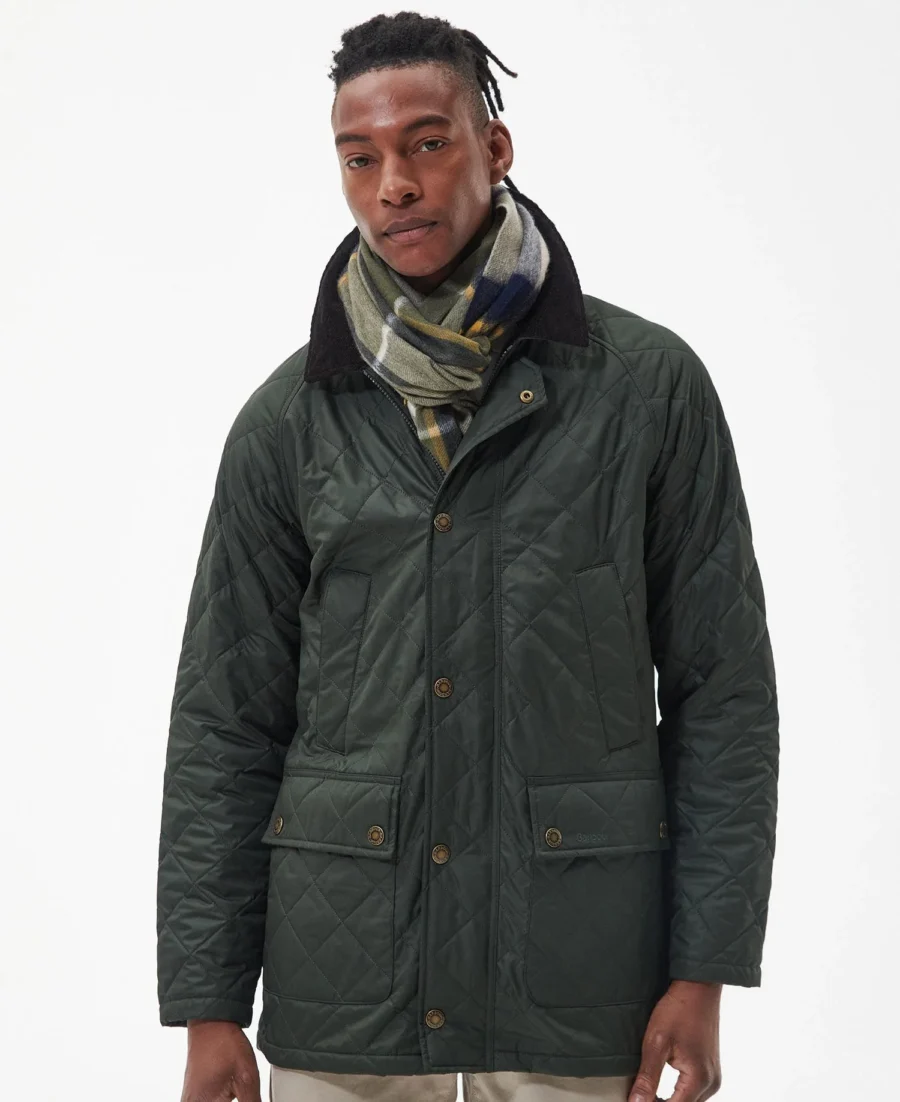 Barbour Carrbridge Tartan Scarf- Forest Mist Tartan