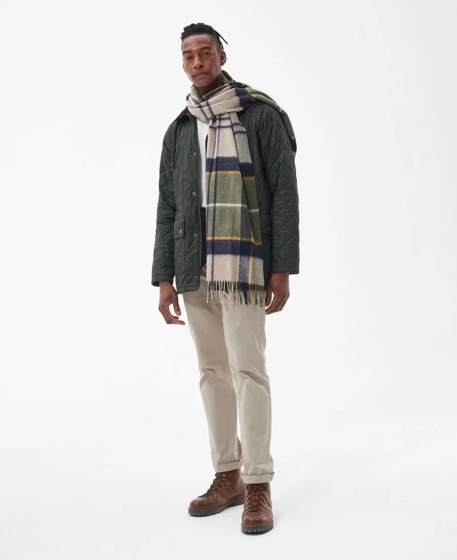 Barbour Carrbridge Tartan Scarf- Forest Mist Tartan