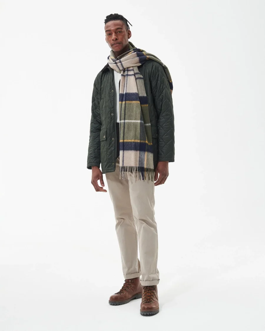 Barbour Carrbridge Tartan Scarf- Forest Mist Tartan