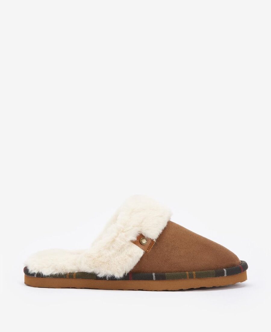 Barbour Claudia Slippers- Camel