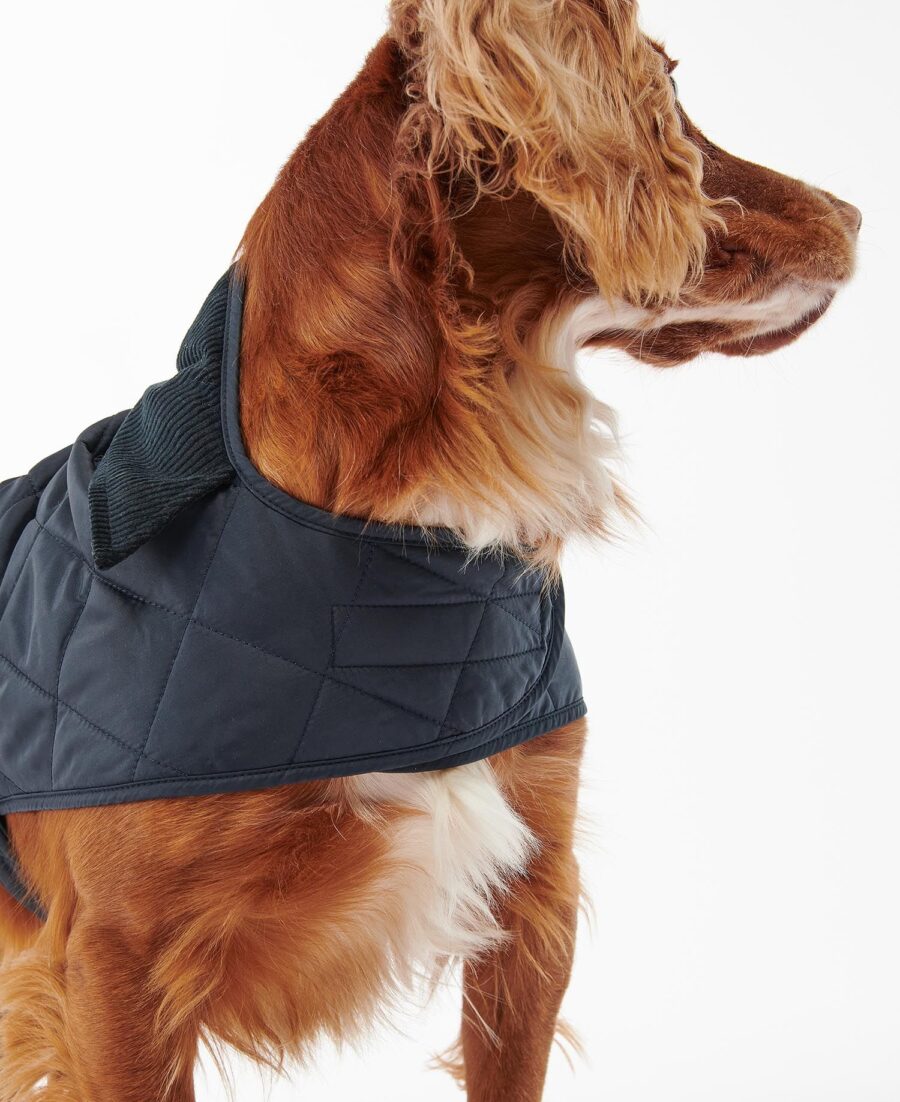 Barbour Quilted Dog Coat- Navy