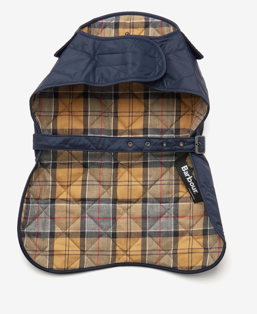 Barbour Quilted Dog Coat- Navy