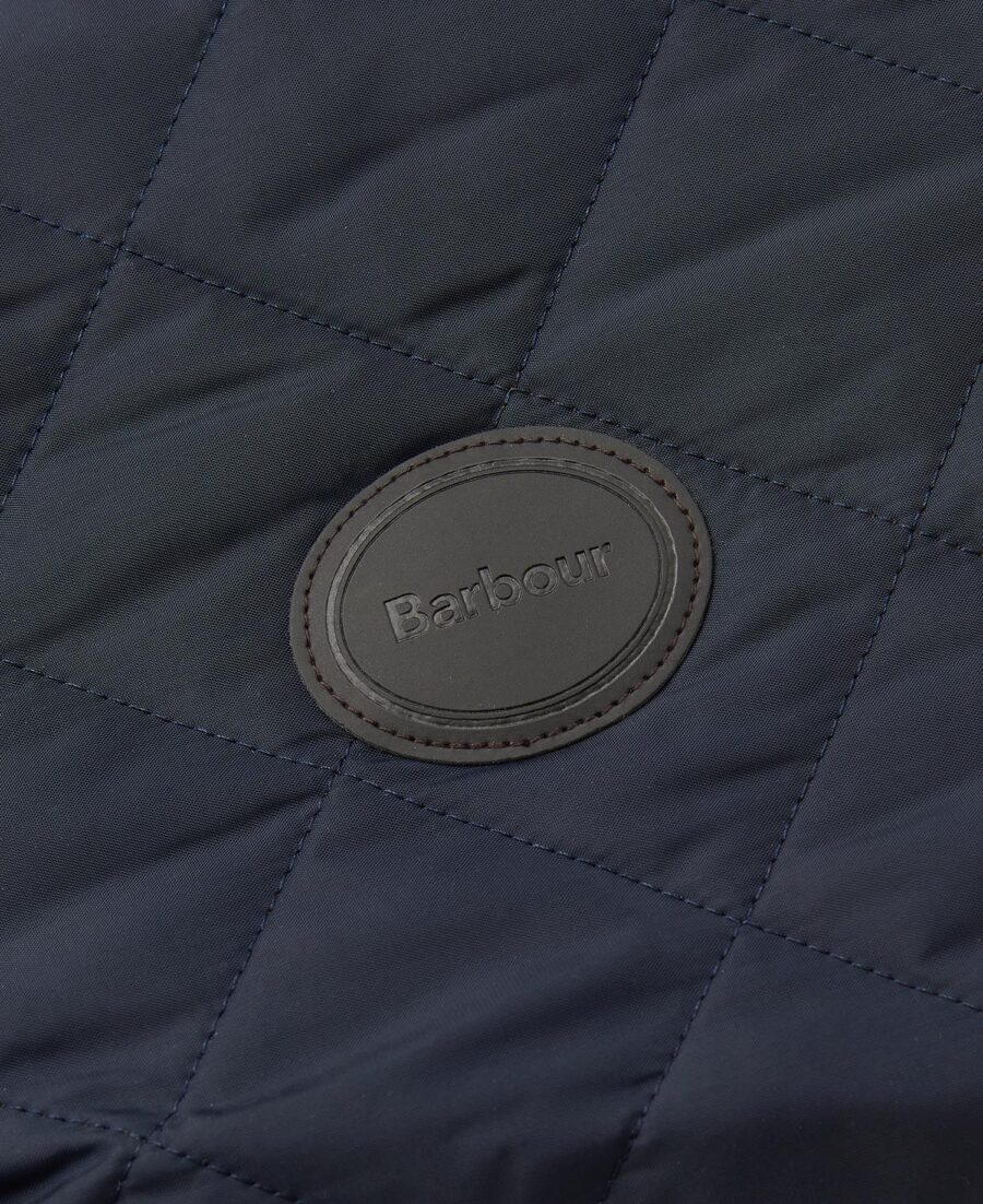 Barbour Quilted Dog Coat- Navy