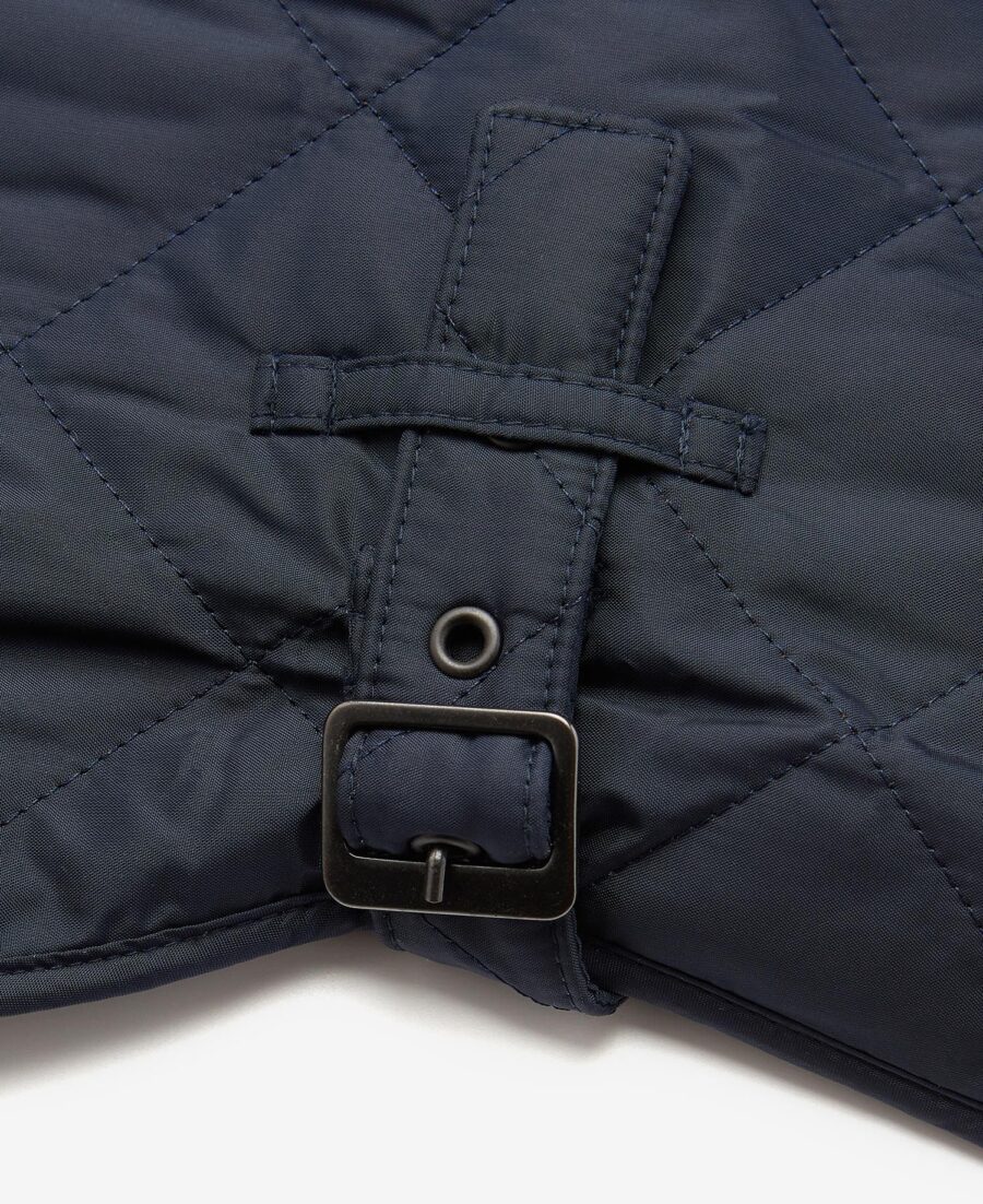 Barbour Quilted Dog Coat- Navy