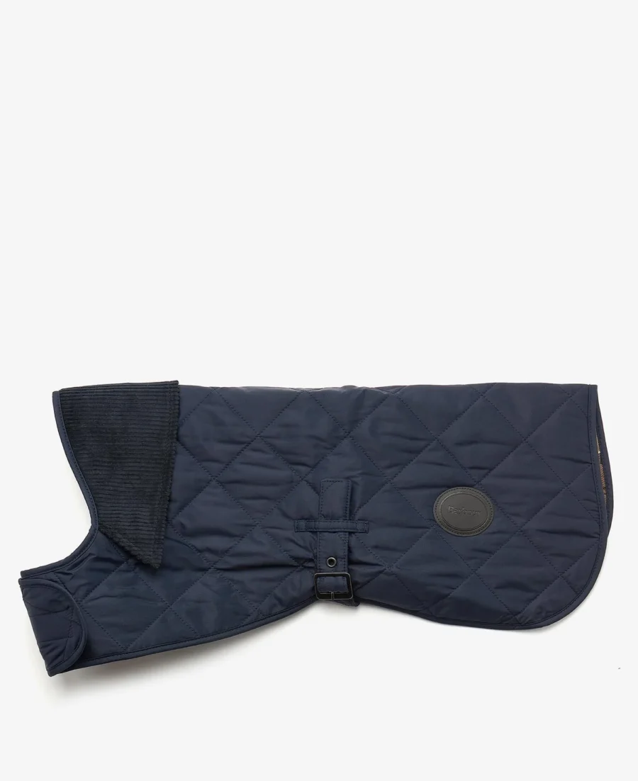 Barbour Quilted Dog Coat- Navy