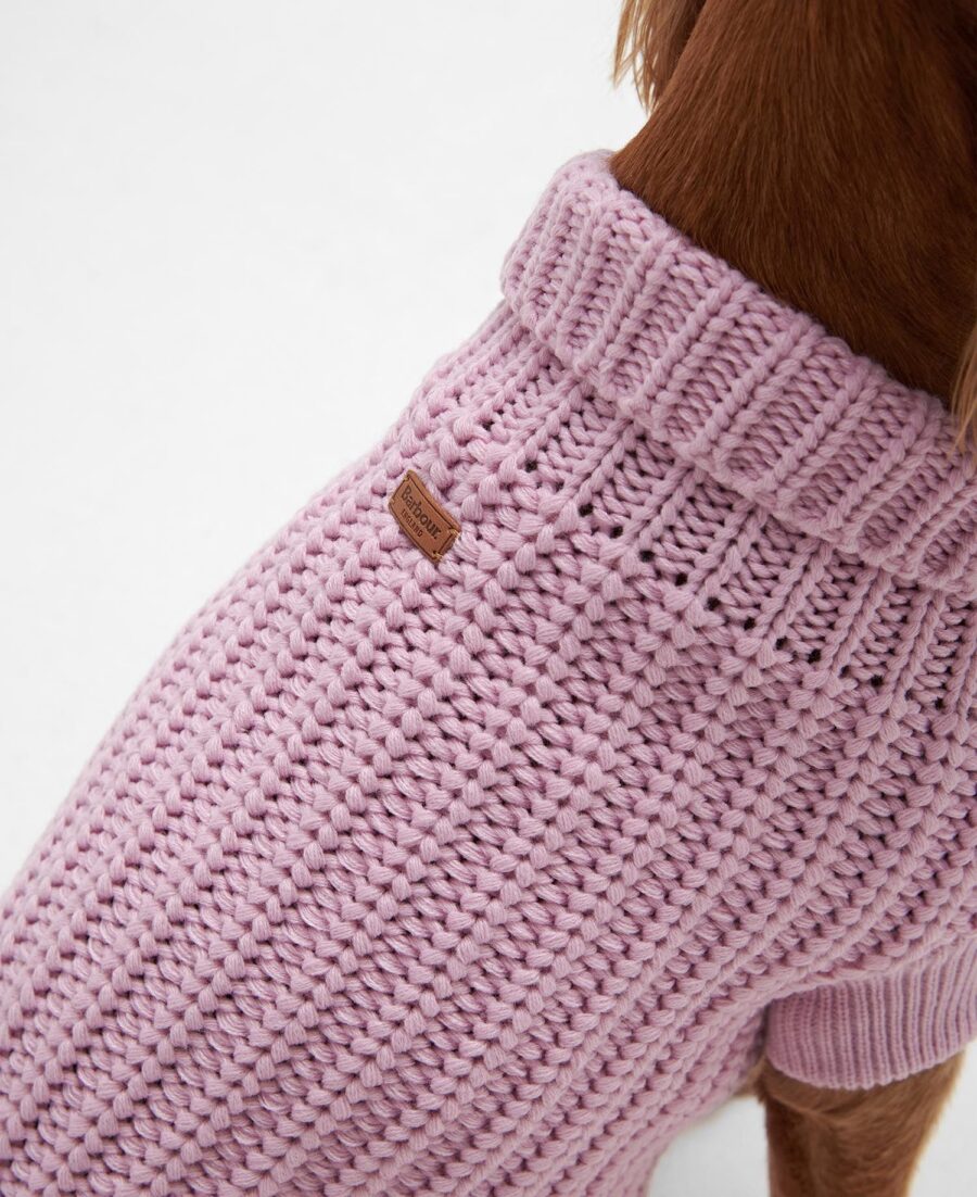 Barbour Saltburn Dog Jumper-Lavender Haze