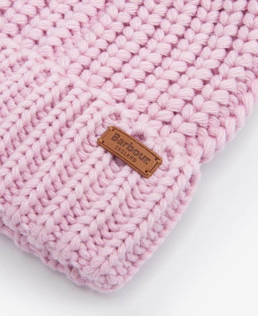 Barbour Saltburn Beanie Hat-Lavender Haze