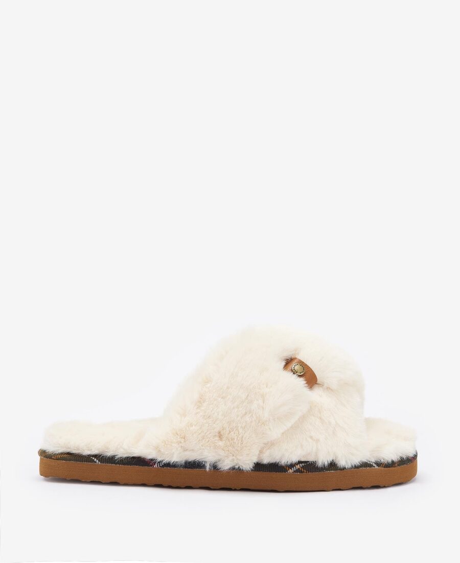 Barbour Eliza Slipper- Ivory