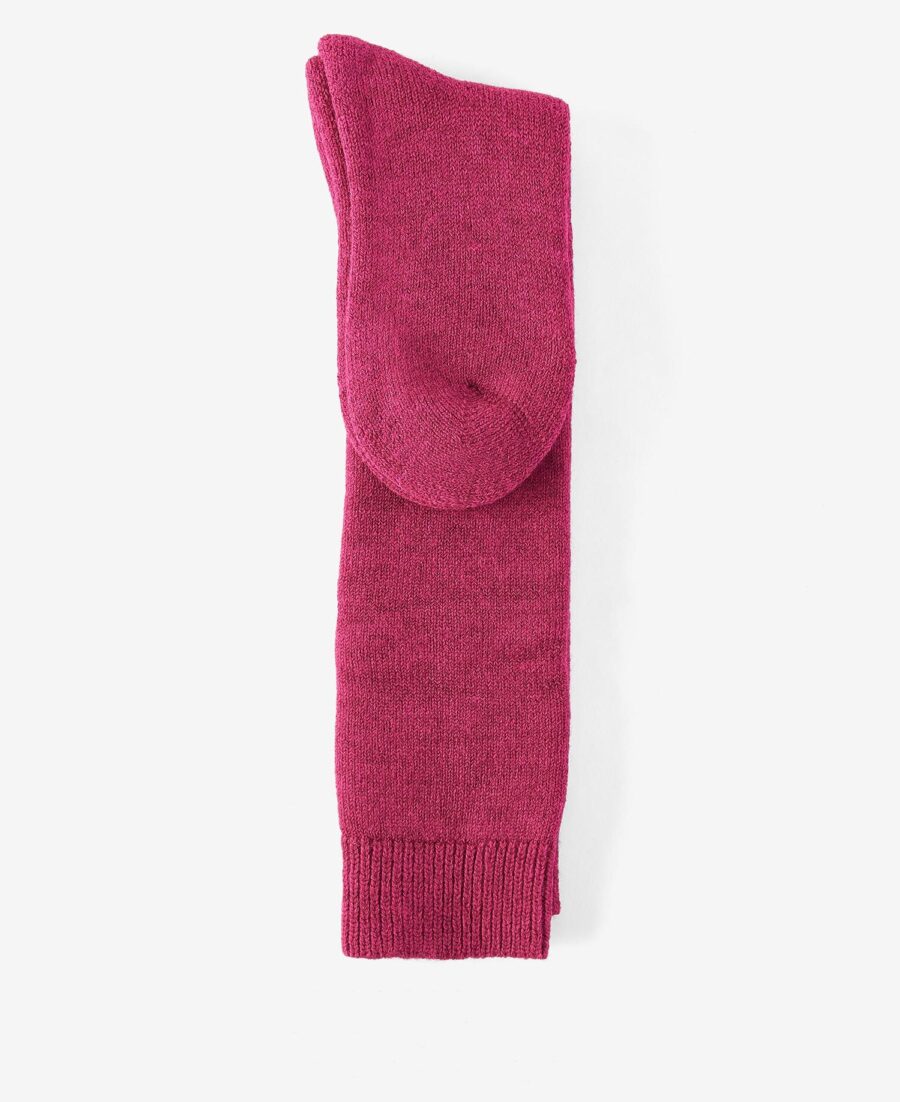 Barbour Wellington Knee Socks- Raspberry