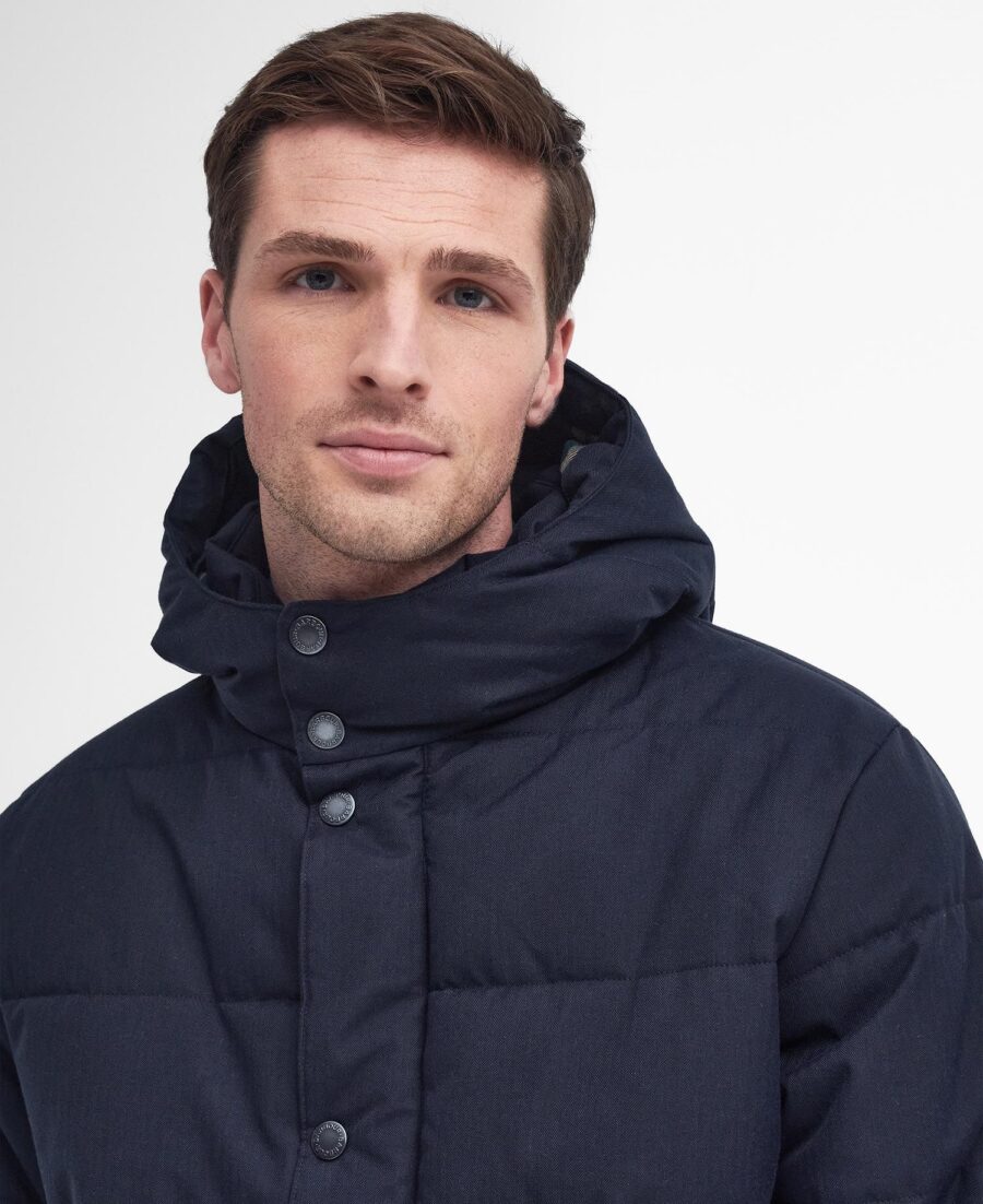 Barbour Brampton Puffer Jacket- Dark Navy