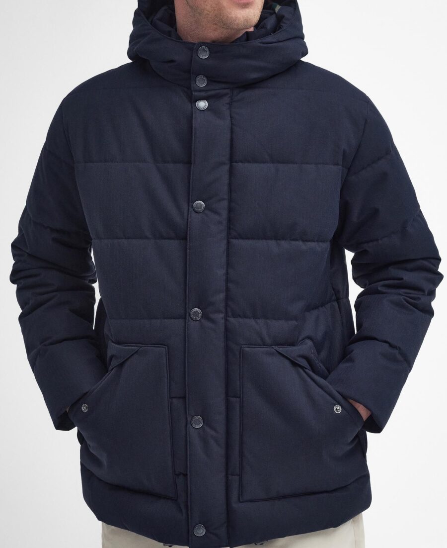 Barbour Brampton Puffer Jacket- Dark Navy