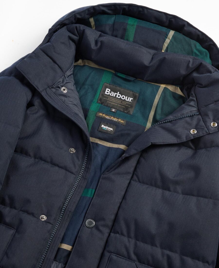 Barbour Brampton Puffer Jacket- Dark Navy