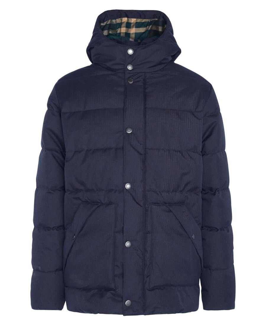 Barbour Brampton Puffer Jacket- Dark Navy