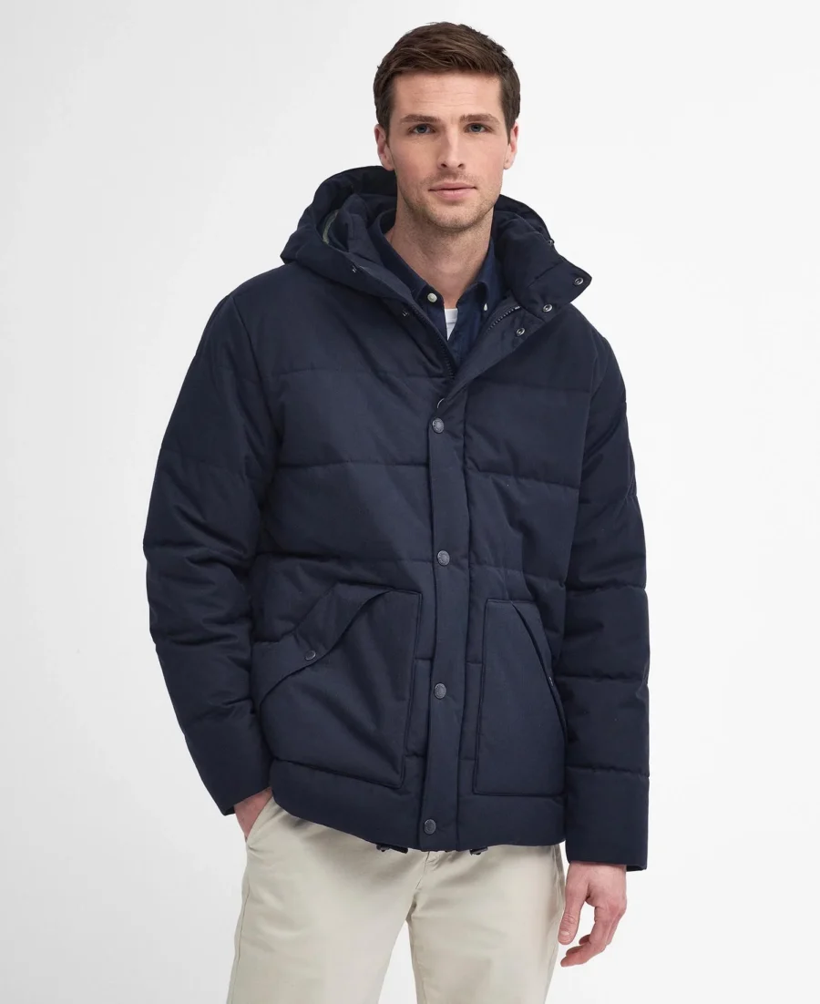 Barbour Brampton Puffer Jacket- Dark Navy