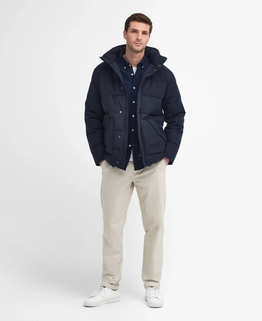 Barbour Brampton Puffer Jacket- Dark Navy