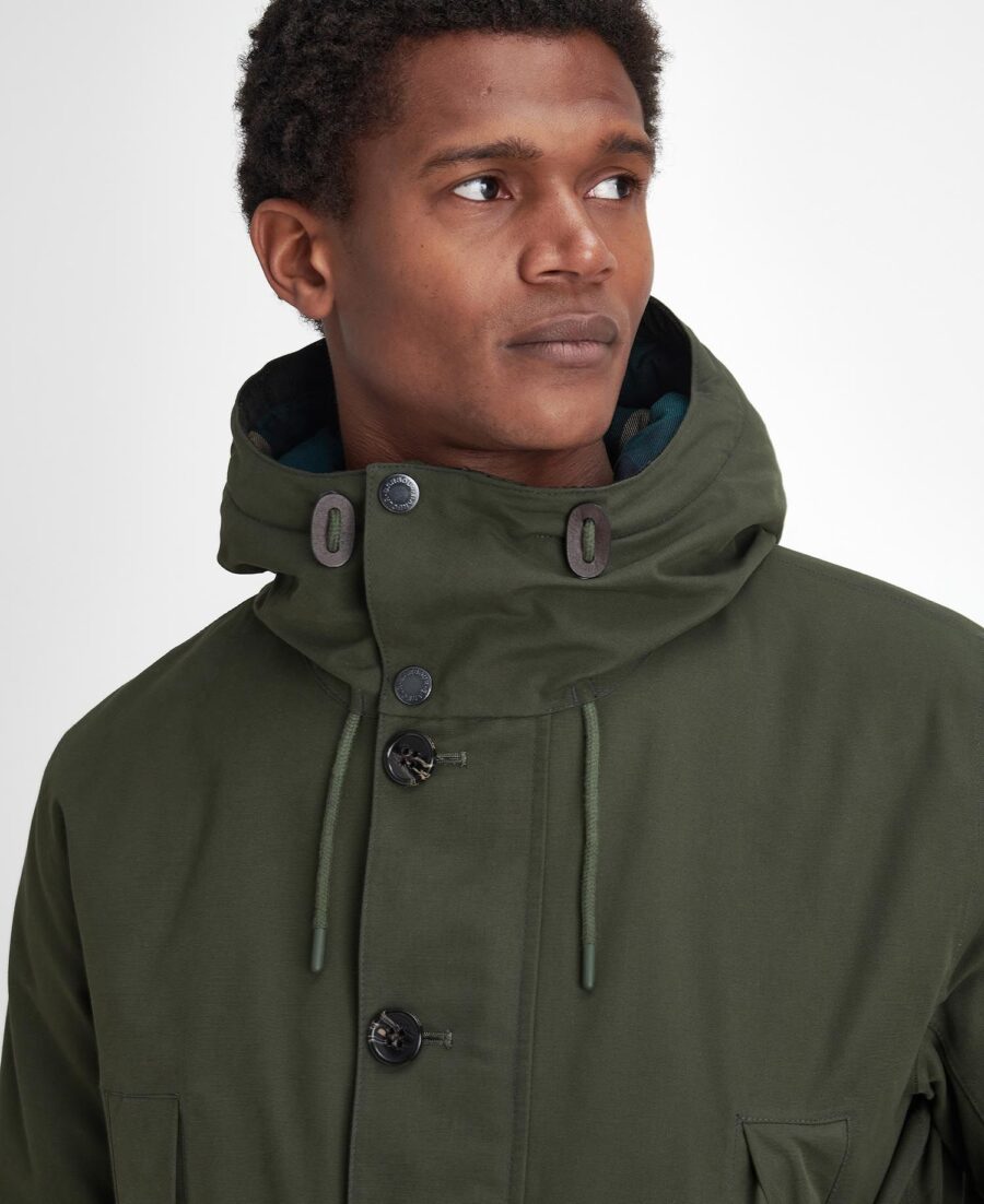 Barbour Winter Beaufort Waterproof Parka-Sage