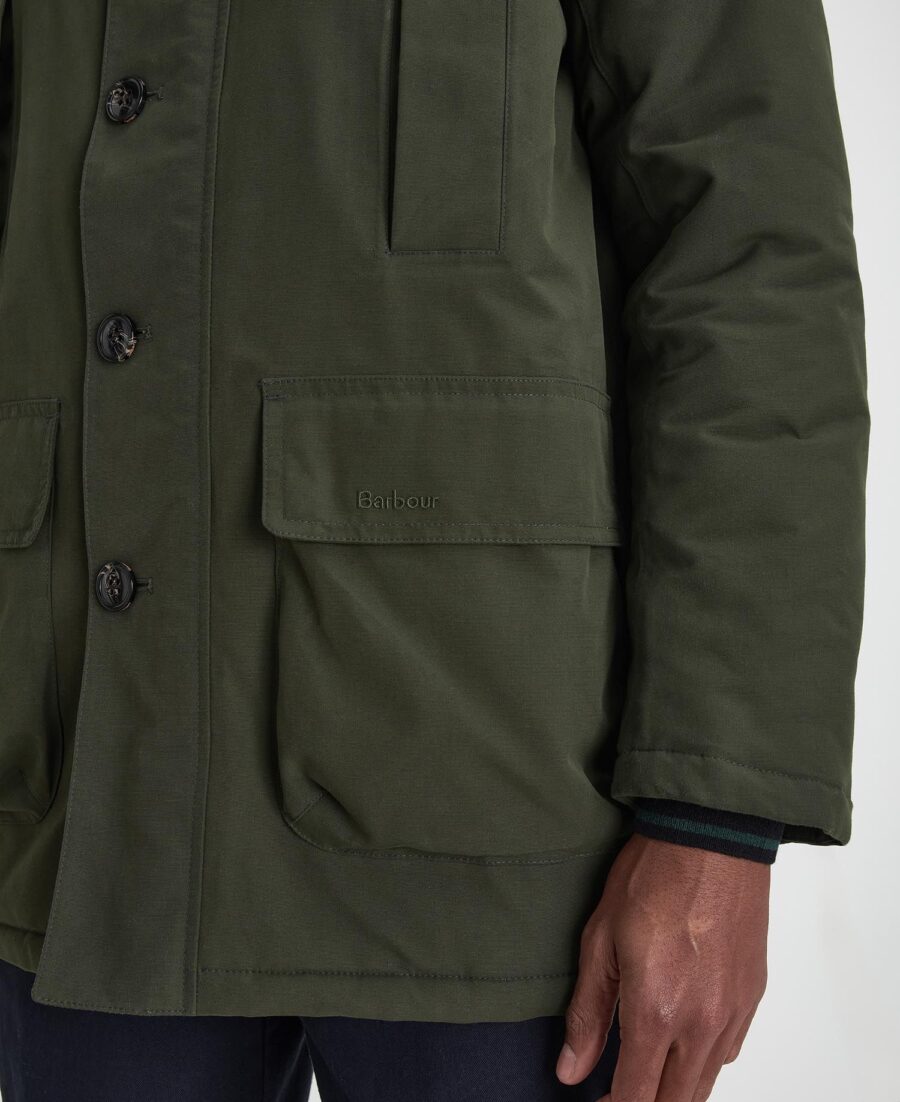 Barbour Winter Beaufort Waterproof Parka-Sage