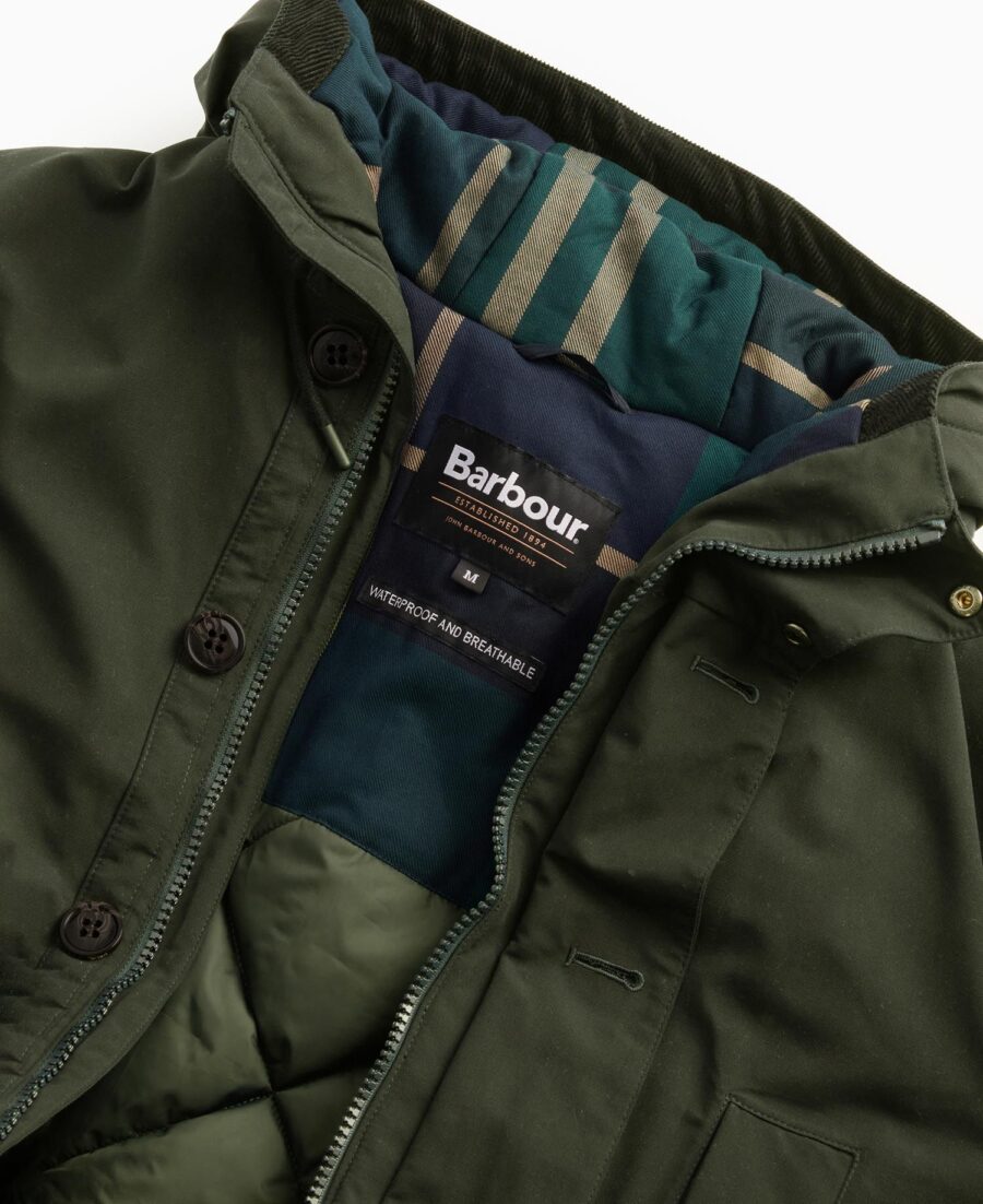 Barbour Winter Beaufort Waterproof Parka-Sage