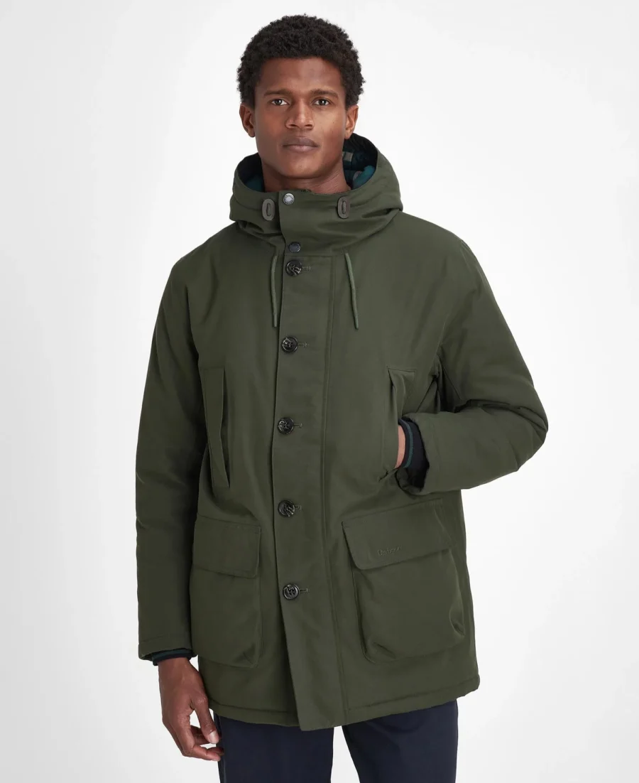 Barbour Winter Beaufort Waterproof Parka-Sage