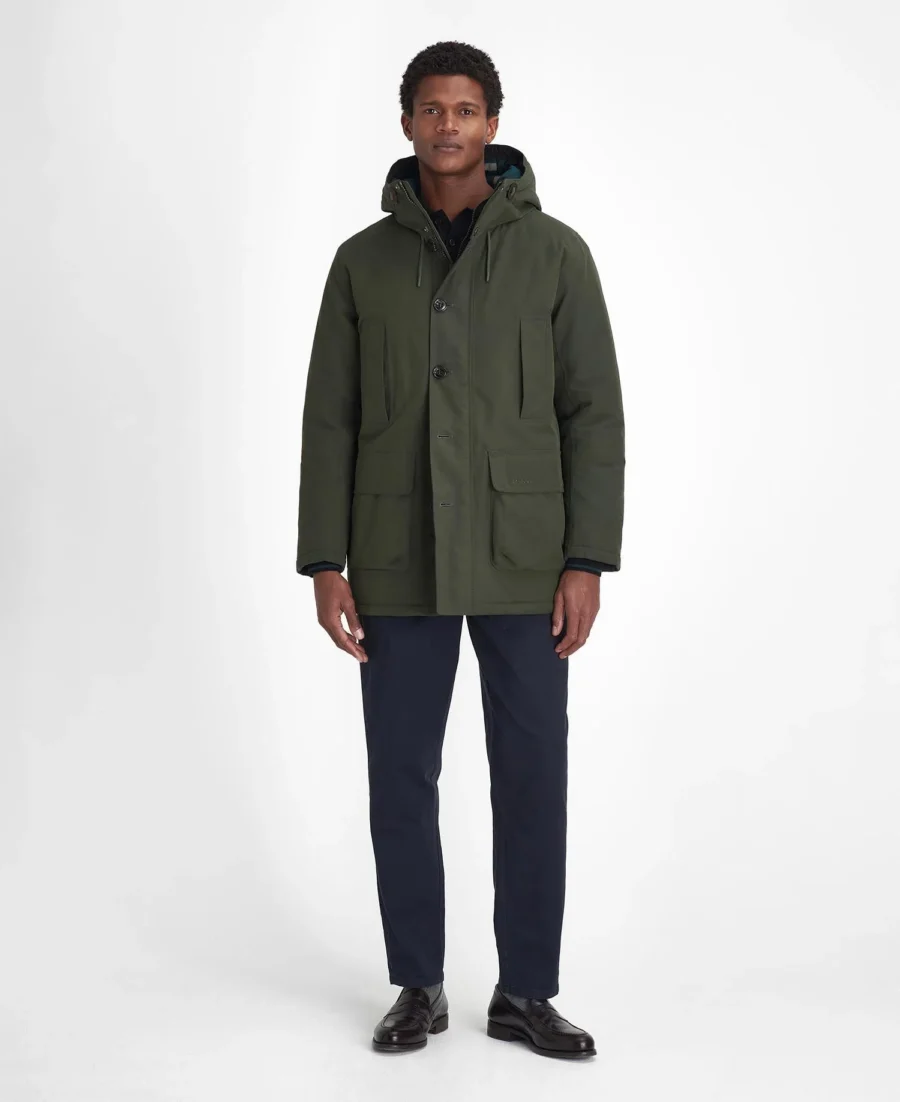 Barbour Winter Beaufort Waterproof Parka-Sage