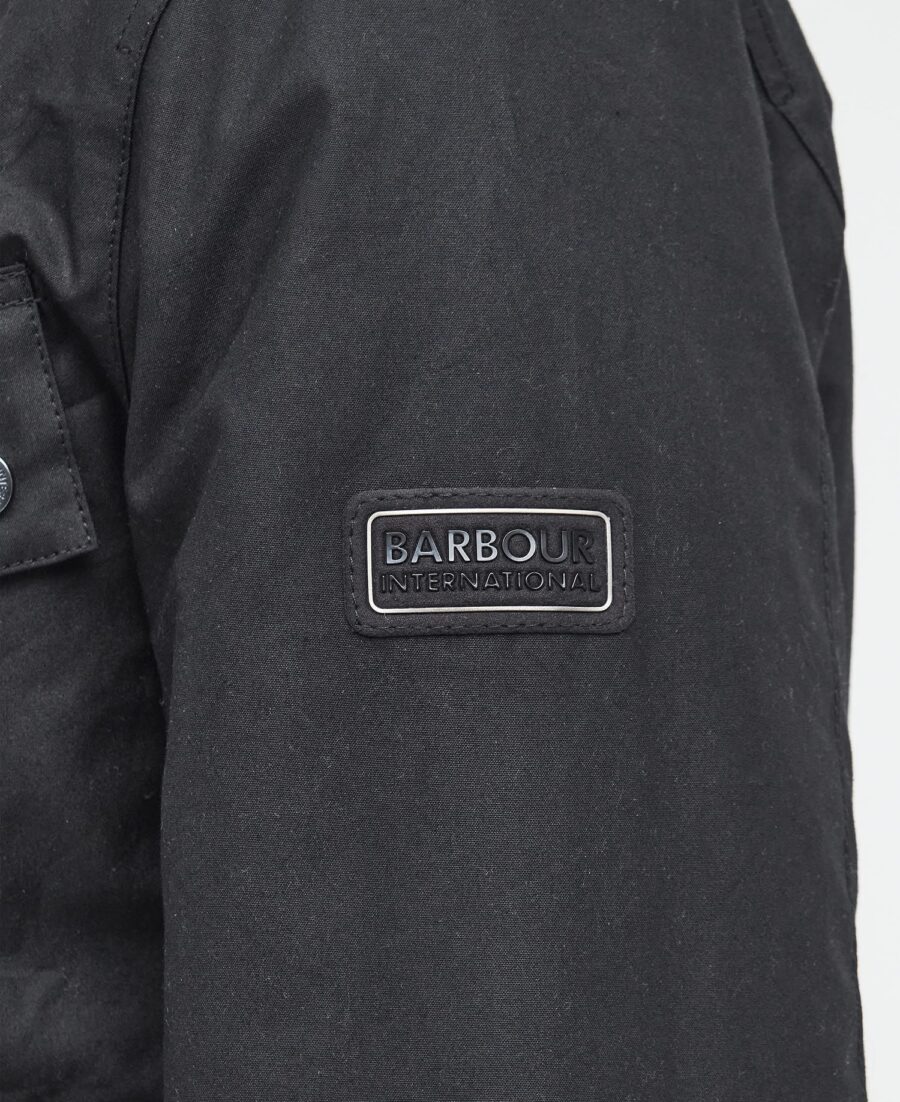 B.Intl Coppice Waxed Jacket-Classic Black