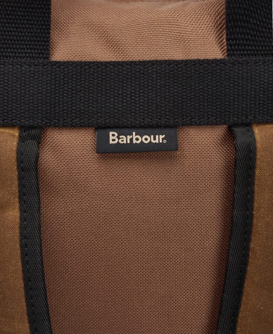 Barbour Field Wax Backpack- Tan/Black