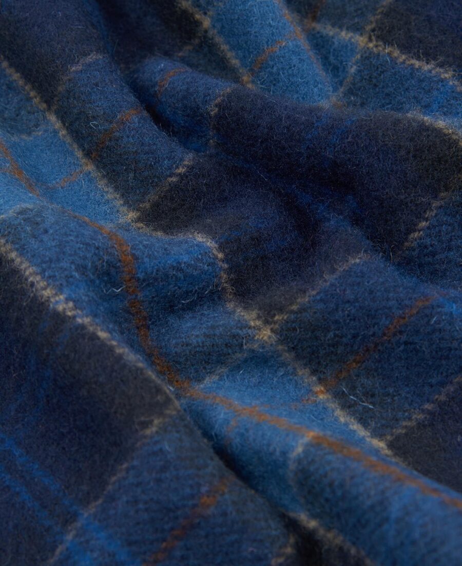 Barbour Tartan Lambswool Scarf- Midnight Tartan