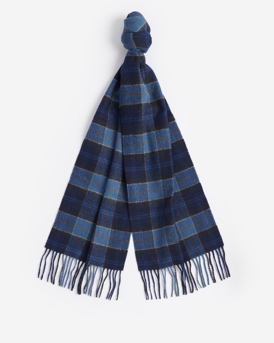 Barbour Tartan Lambswool Scarf- Midnight Tartan